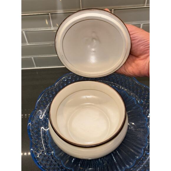 Antique Capodimonte Italy Floral Trinket Dish - Picture 4 of 6